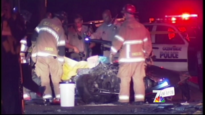 Investigators tell NBC 7 reporter Steven Luke that a man who allegedly drove under the influence failed to stop in an Oceanside neighborhood.