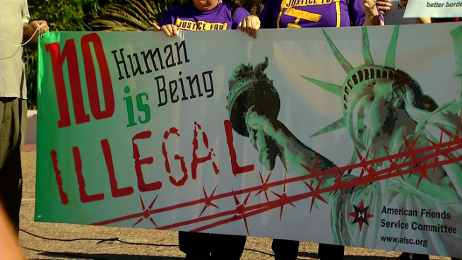 Mayor Bob Filner joined labor leaders and immigrant rights groups in a united front to push for immigration reform. One of those groups included The San Diego Table on Immigration Policy, a new activists group fighting for policies promoting pathways to citizenship and immigration opportunities. NBC 7's Diana Guevara reports.