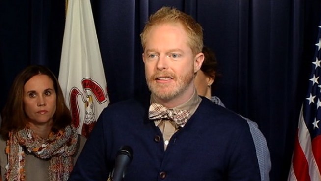 Jesse Tyler Ferguson joins forces with Lt. Gov. Sheila Simon.
