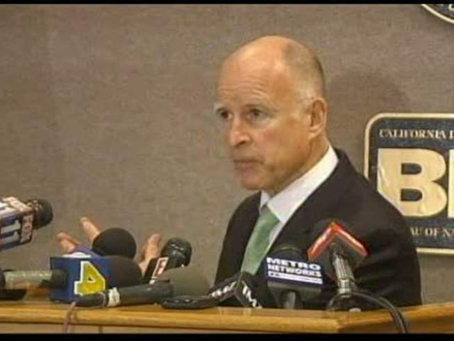 Attorney General Jerry Brown discusses a new report on Corey Haim's 