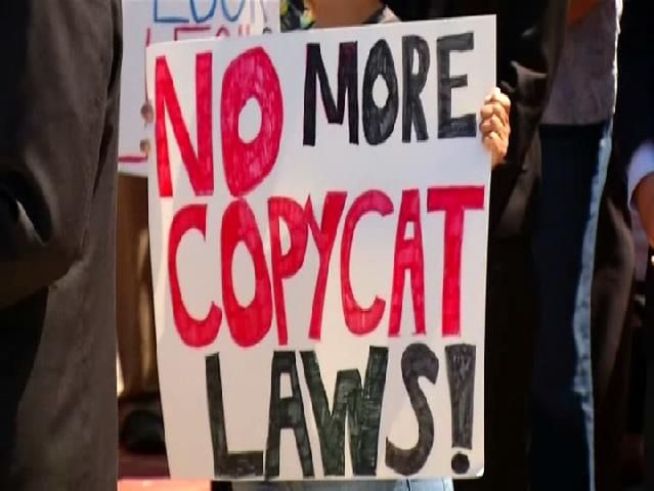 Just hours after the Supreme Court ruling Monday, a large group of local immigrant rights advocates and law enforcement officials stepped forward to denounce the provision that stuck. NBC 7 reporter Artie Ojeda spoke to Pedro Rios, Kevin Keenan with the A