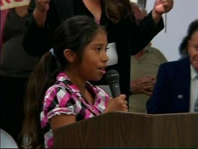 The Vista school district is considering closing Olive Elementary based on research citing budget cuts and declining enrollment. At the board meeting Jan. 20, parents and teachers pleaded for them to reconsider.