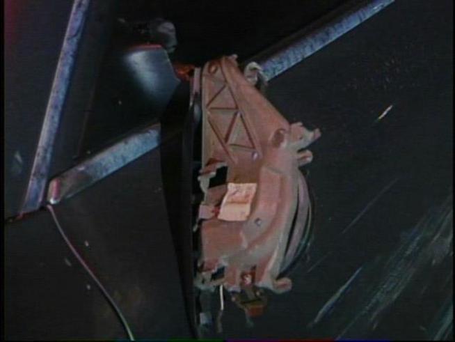 The damage happened just before 2 a.m. along the 9900 block of Paseo Montril, a main street south of Rancho Penasquitos Blvd. The suspect sideswiped the cars shearing off the side-view mirrors of a few vehicles and leaving dents and scratches along the left hand side.