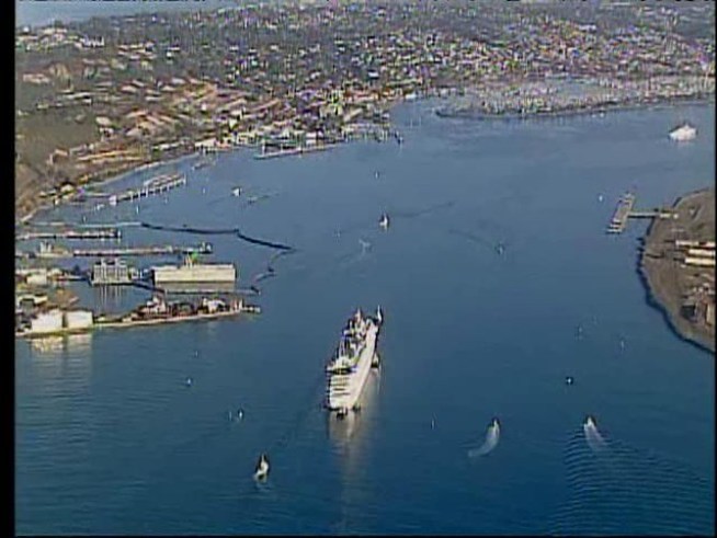 The Carnival cruise ship that was stranded off the coast of <a title=