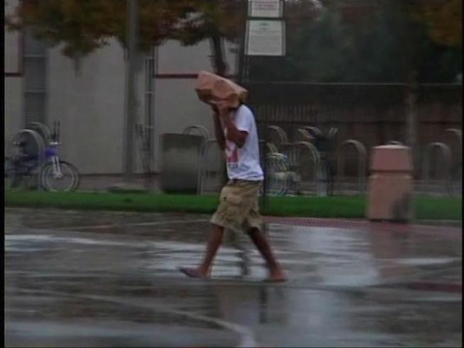 Thunder rolled across the county overnight and now, the rain is really here.
