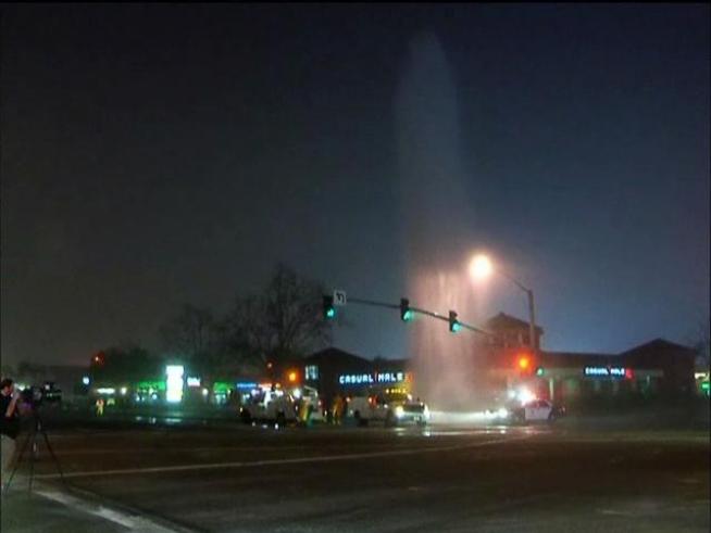 For several hours, city water crews couldn't find the off switch.