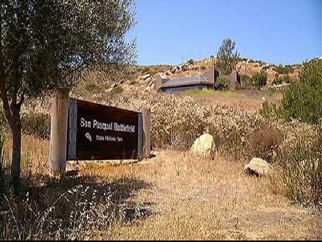 The San Pasqual Battlefield site honors soldiers who fought and died more than 160 years ago. Steven Luke spoke to Ramona resident John Richards and the park's superintendent Bob Wohl about the uncertain future of the park given state cutbacks.
