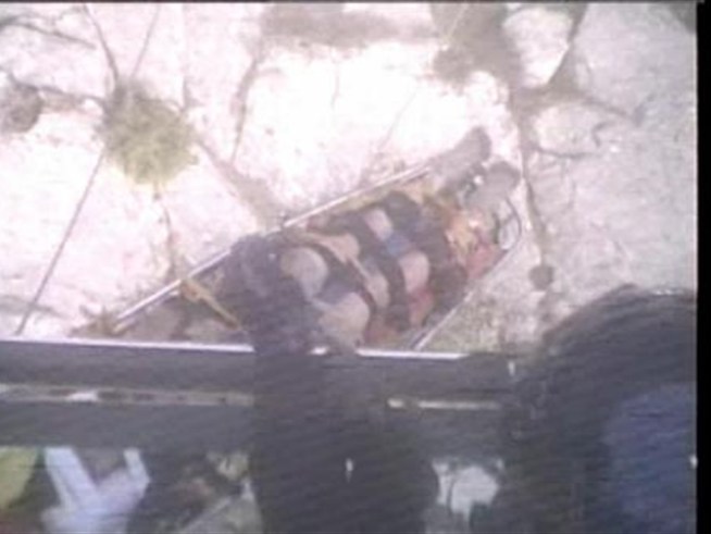 A woman is rescued from the Billy Goat Trail.
