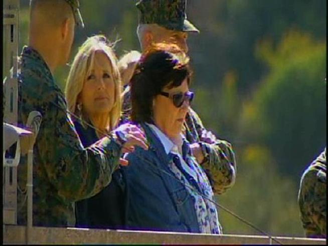 San Diego had presidential guests on Jan. 20, with Joe and Jill Biden in town to visit military families. Brandi Powell reports