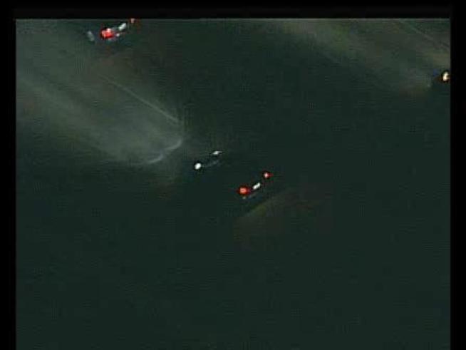 A Smart car reaches speeds near 100 mph during a pursuit.