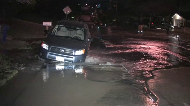 Former geology professor Dr. Pat Abbott explains why a sinkhole opened up in San Diego on Tuesday morning.