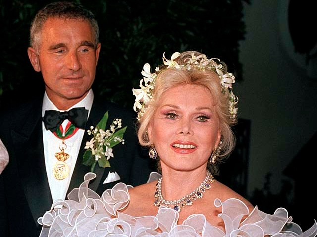 ZSA ZSA AND HUSBAND NUMBER EIGHT