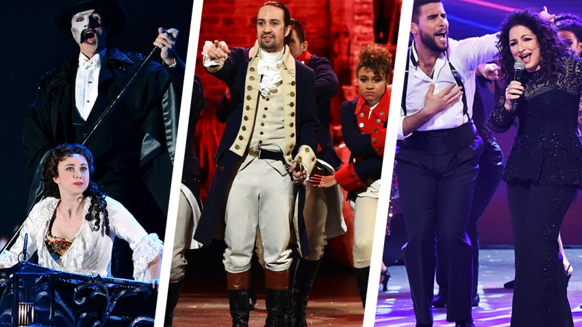 1-23-16-Broadway San Diego Touring Productions Trio On Your Feet, Hamilton, Phantom of the Opera