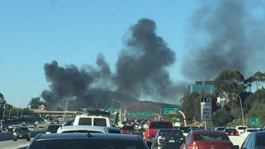 10-21-16 Mira Mesa Car Fire