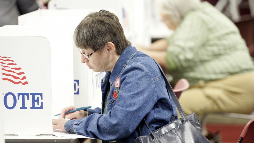 Voters On Election Day