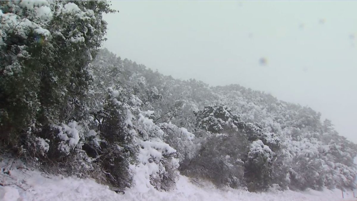 Snow Set To Blanket San Diegos Higher Elevations Rain Expected