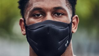 Underarmour introduces a "sports" mask for athletes training during the pandemic.