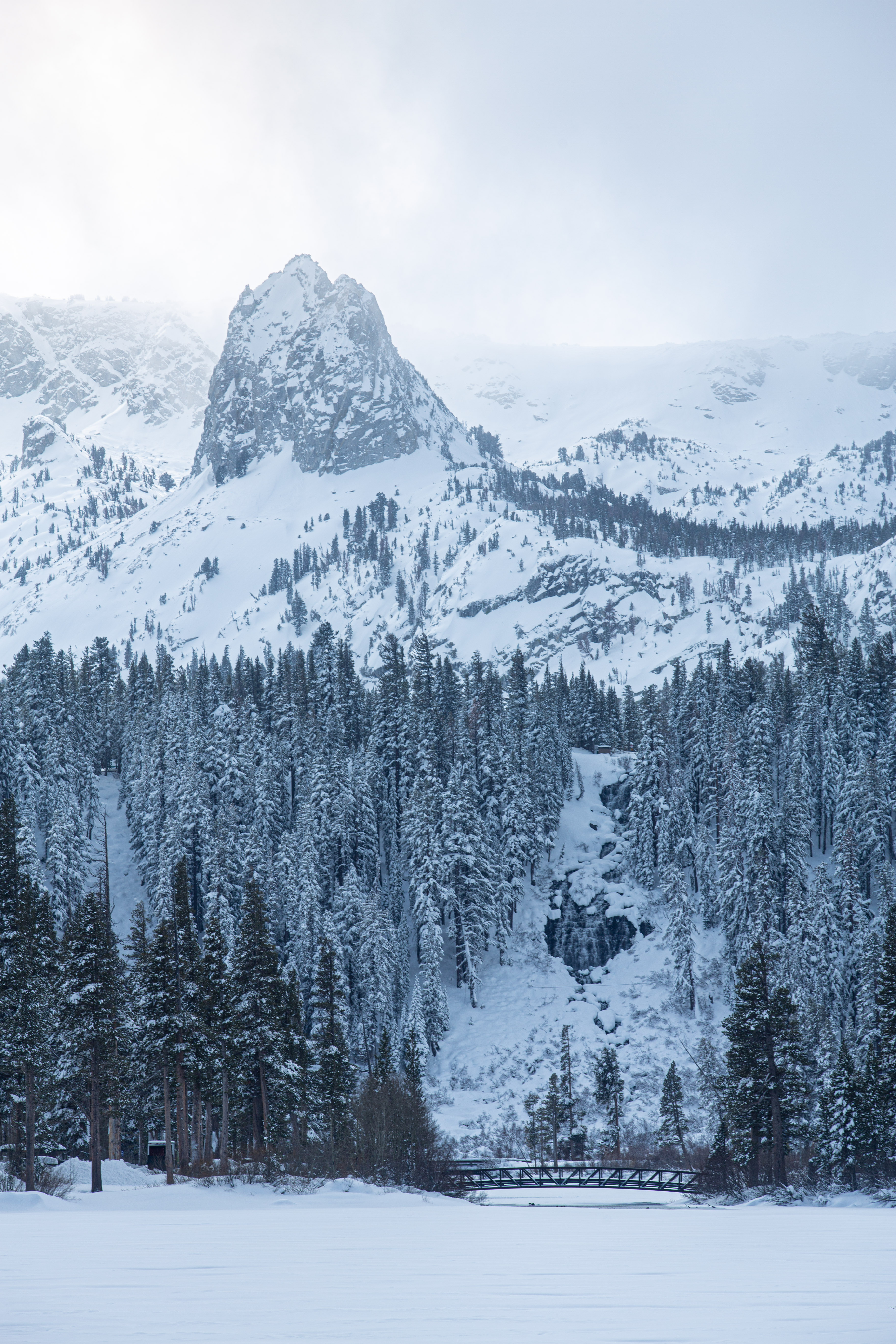 After two more feet of snow fell over the weekend, Mammoth Mountain was completely open top-to-bottom, with the most skiable acres currently open in the country, on Monday, Dec. 9, 2019.