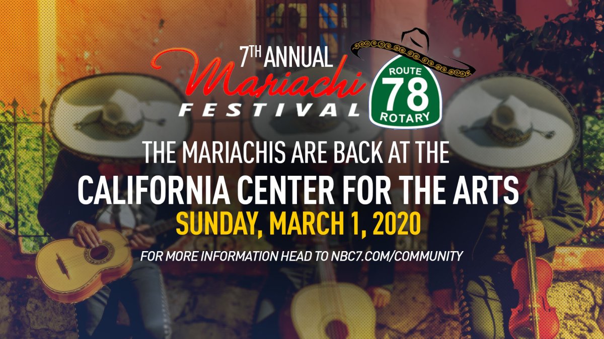 Route 78 Rotary Presents the 7th Annual Mariachi Festival NBC 7 San Diego