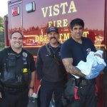 Oceanside police officers helped deliver a healthy baby girl on Monday, Feb. 24, 2020 when her parents called to report they would not make it to the hospital in time.