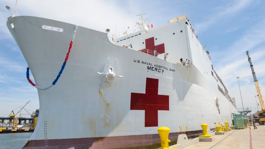 USNS Mercy in San Diego