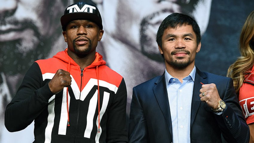 Floyd Mayweather Jr. and Manny Pacquiao