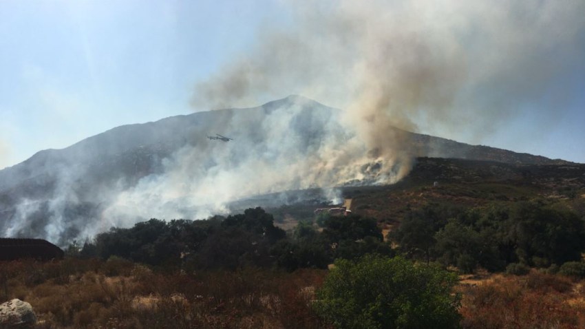 Fire Burning Near Tecate Port of Entry in Potrero: Cal Fire – NBC 7 San ...