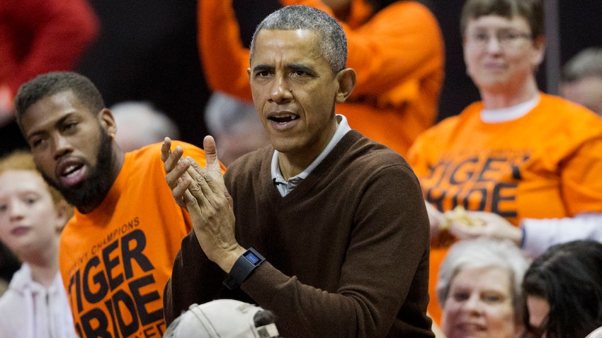 Obama NCAA Princeton Green Bay Basketball