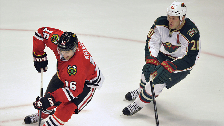 Wild Blackhawks Hockey