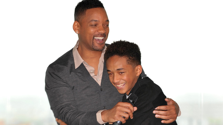 Will & Jaden Smith and Mayor of London celebrate the achievement
