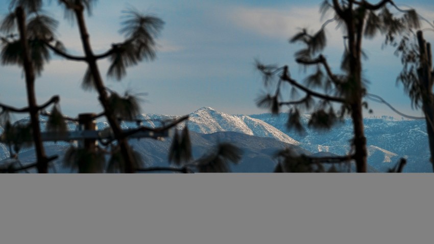 California Mountain Snow
