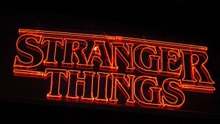 The logo of the Netlfix series "Stranger Things"