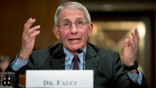 In this March 3, 2020, file photo, National Institute for Allergy and Infectious Diseases Director Dr. Anthony Fauci testifies before a Senate Health, Education, Labor and Pensions Committee hearing on the coronavirus on Capitol Hill in Washington.