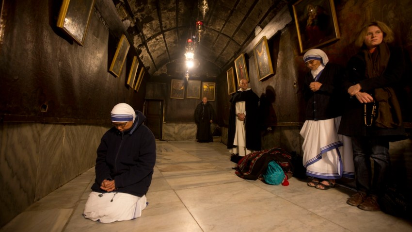 Mideast Palestinians Christmas