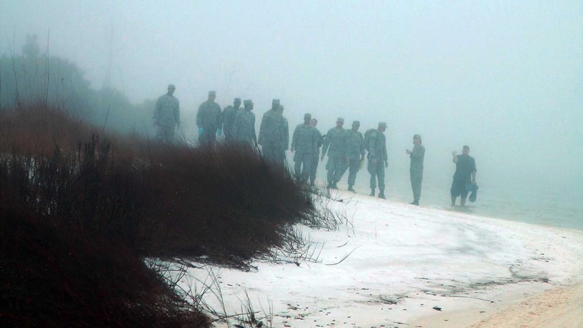 APTOPIX Military Helicopter Crash