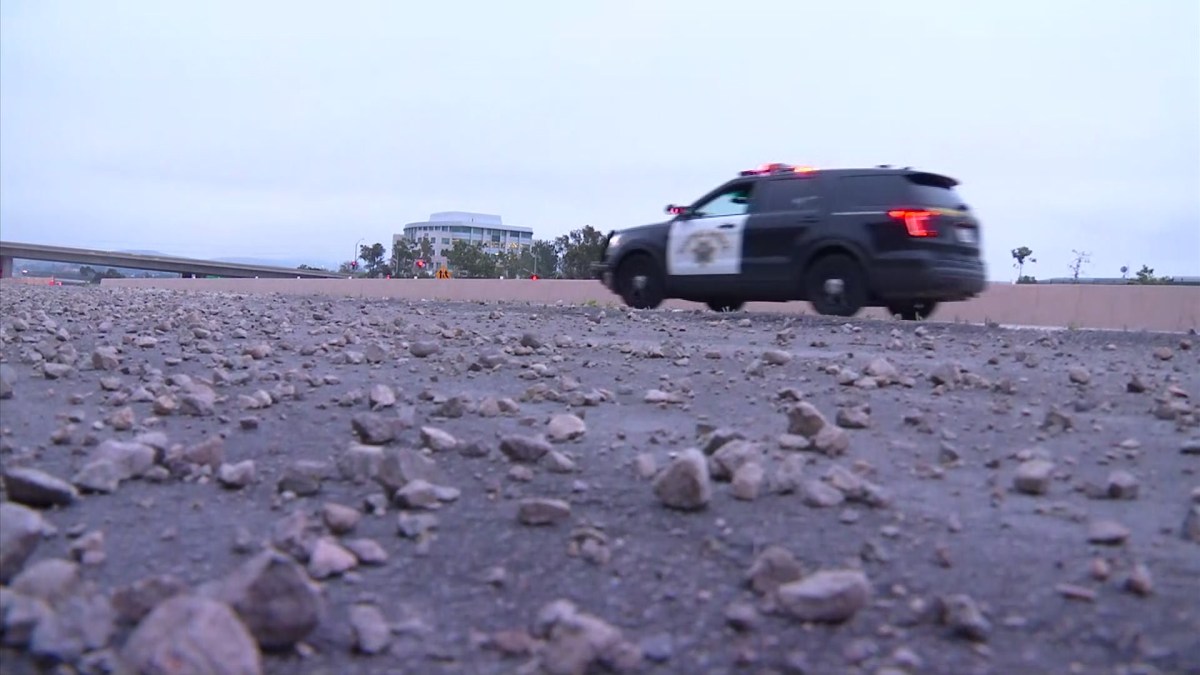 Gravel Spill Creates Traffic Mess on SR52 NBC 7 San Diego