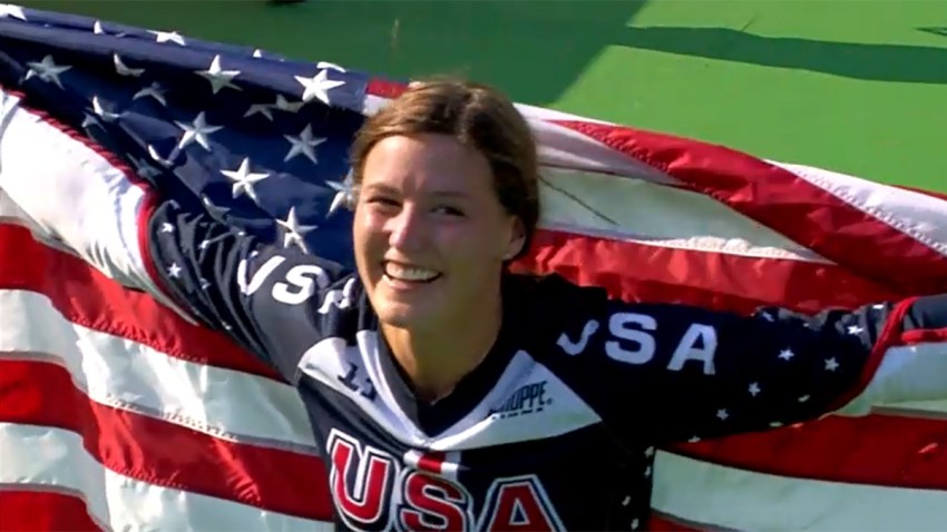 Alise-Post-BMX-Silver-Medal