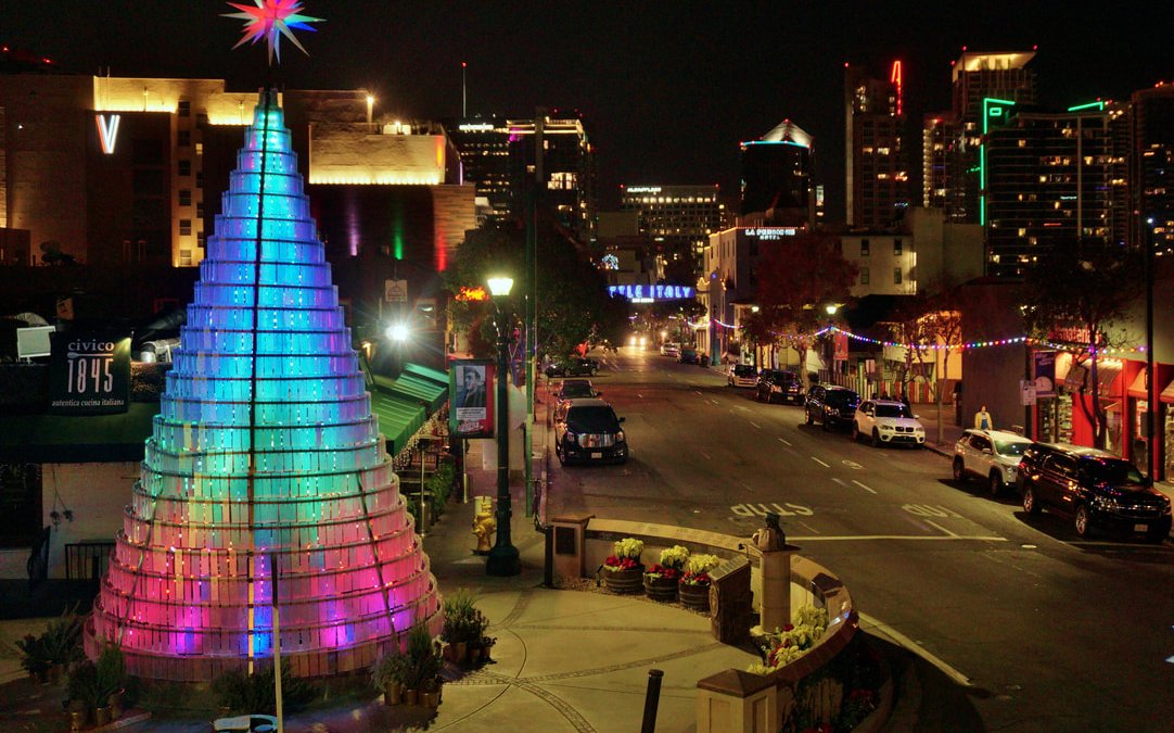 Little Italy Christmas Tree Lighting 2022 Little Italy Christmas Tree Lights Up The Community – Nbc 7 San Diego
