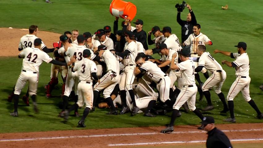 Aztecs Baseball Dog Pile