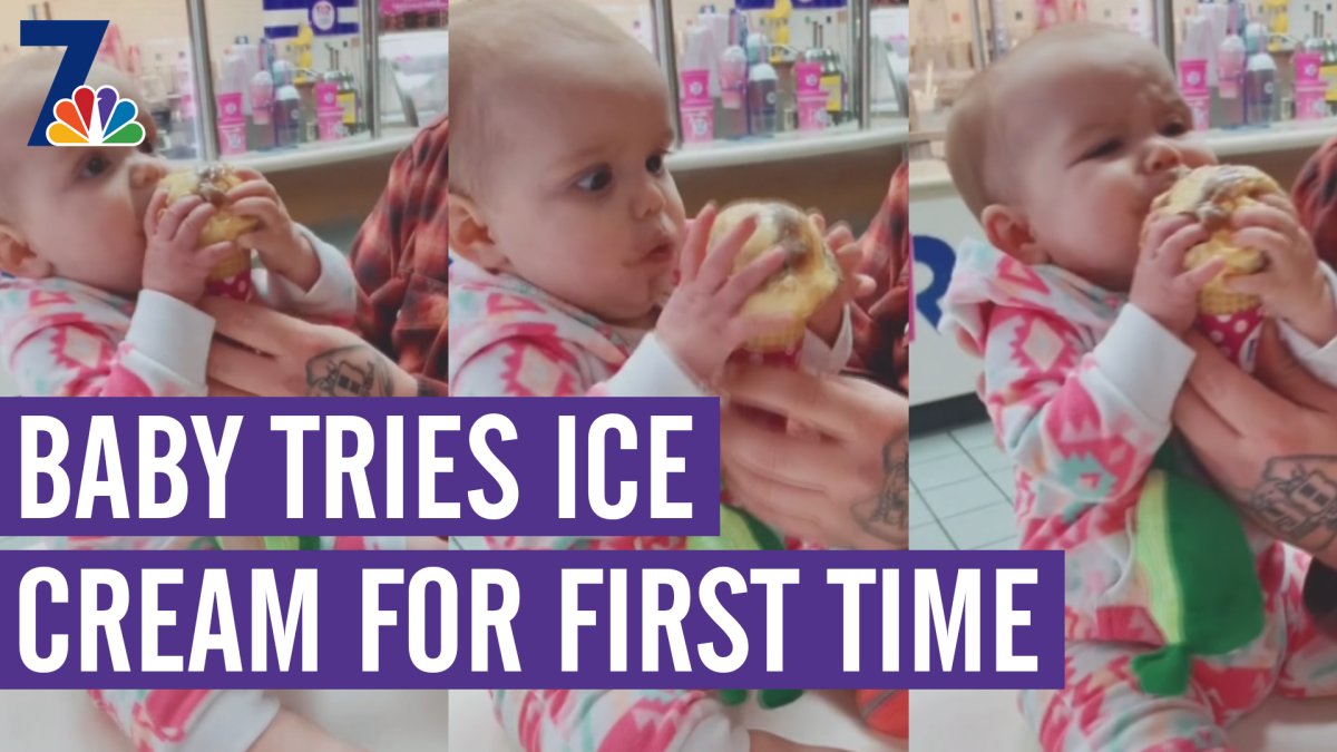 What’s Up Baby’s First Ice Cream Will Melt Your Heart NBC 7 San Diego