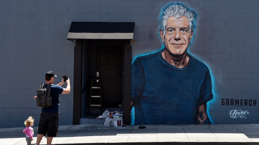 Bourdain Mural
