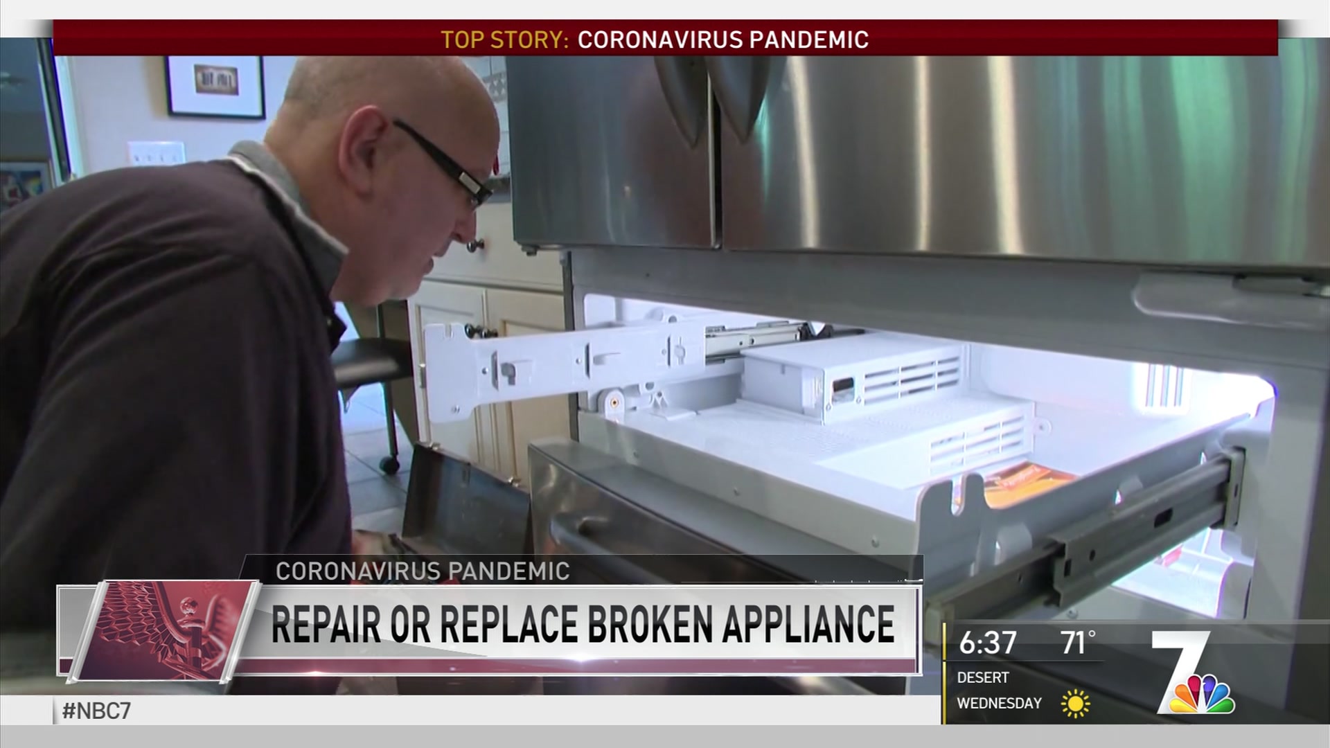 Repairing or Replacing Broken Appliances During Pandemic NBC 7 San Diego