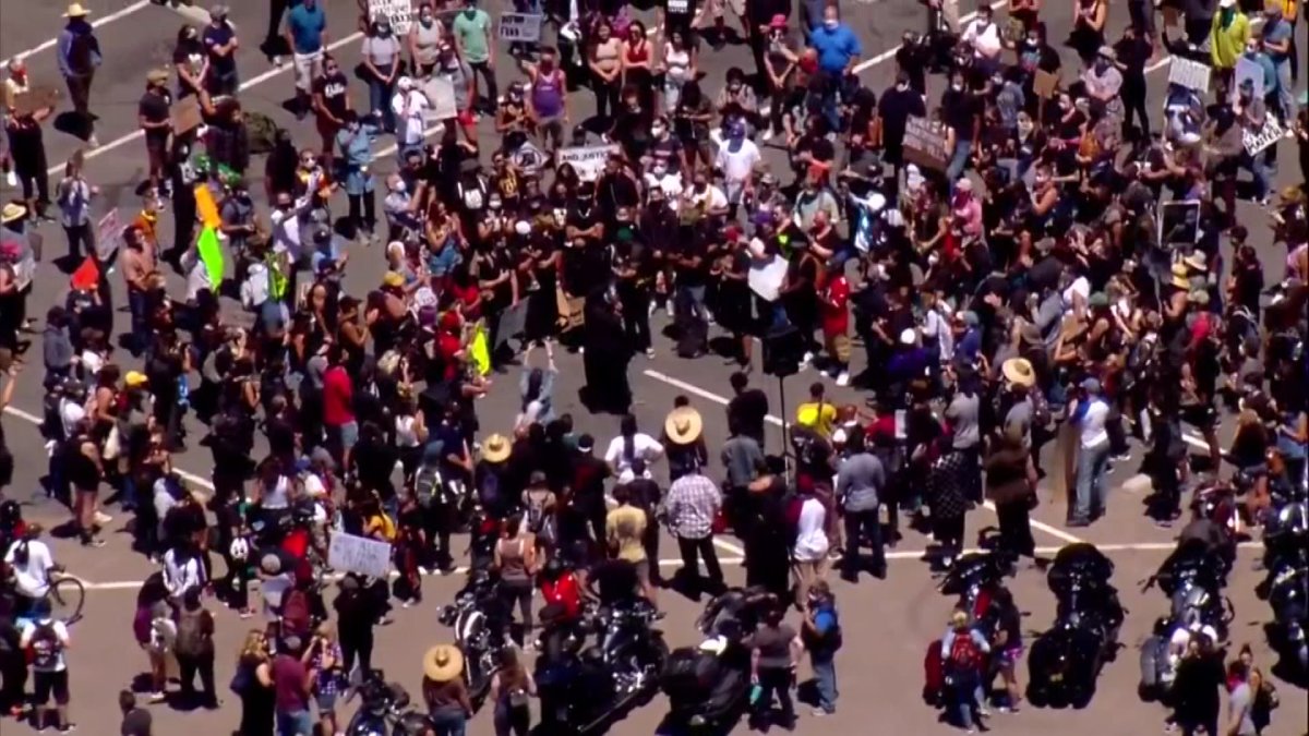 Man Hit in the Head With Bean Bag Round During La Mesa Protest Sues