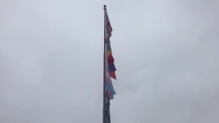 SDUSD Raises Black Lives Matter, Pride Flags over administration building