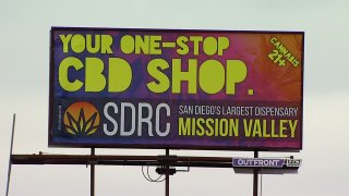 marijuana billboard