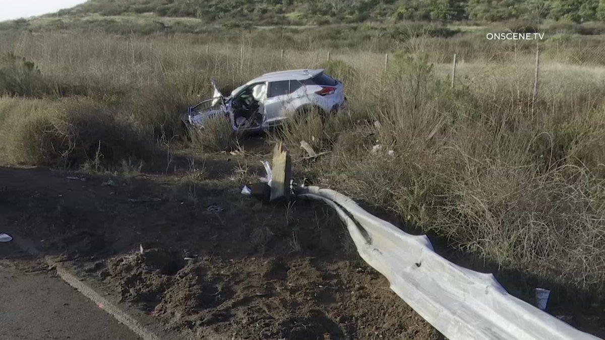 Driver Dead After Crash off I-15 – NBC 7 San Diego