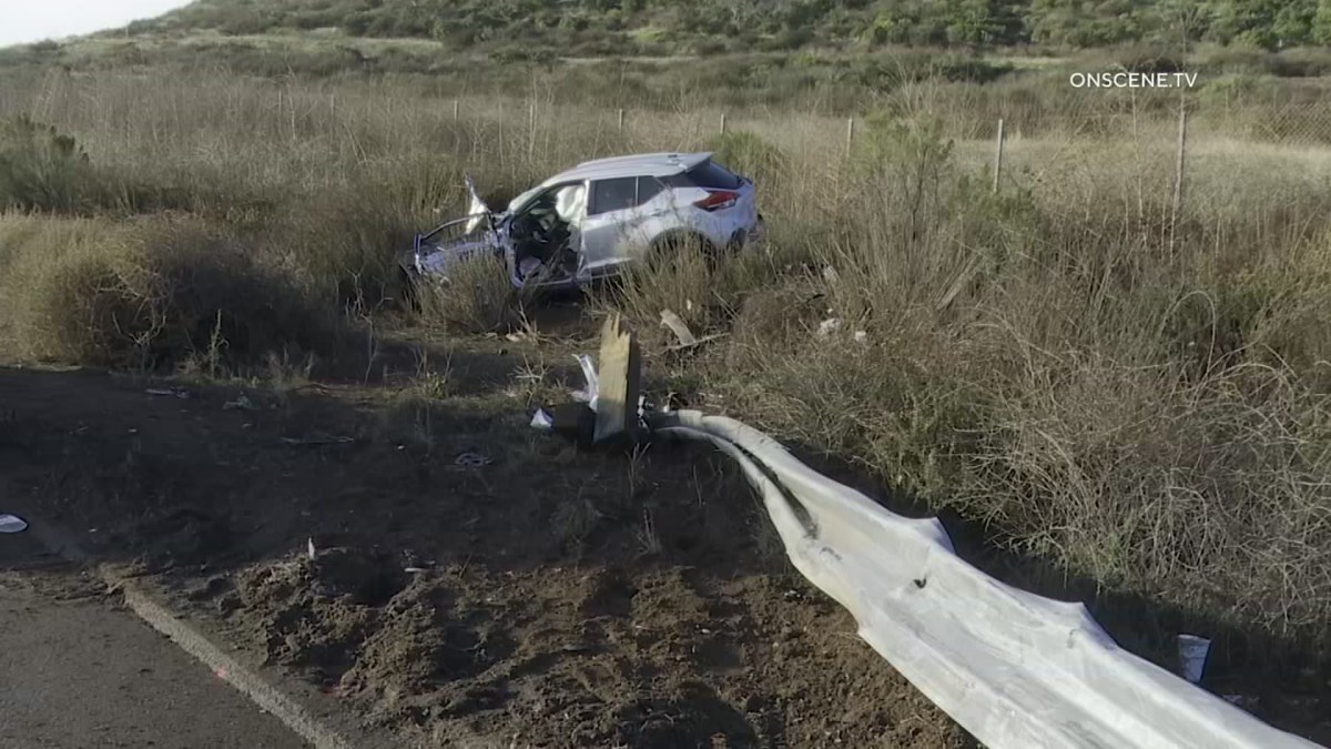 Driver Dead After Crash off I15 NBC 7 San Diego