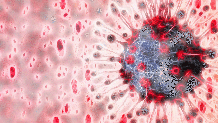 Animated microscopic view of the coronavirus