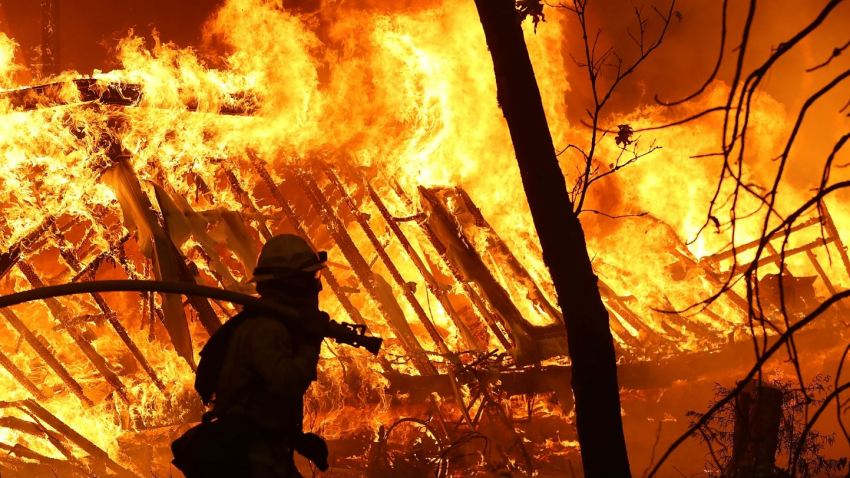 CampFireBurningHome