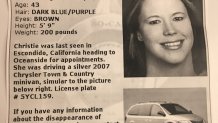 Christie donehue missing poster